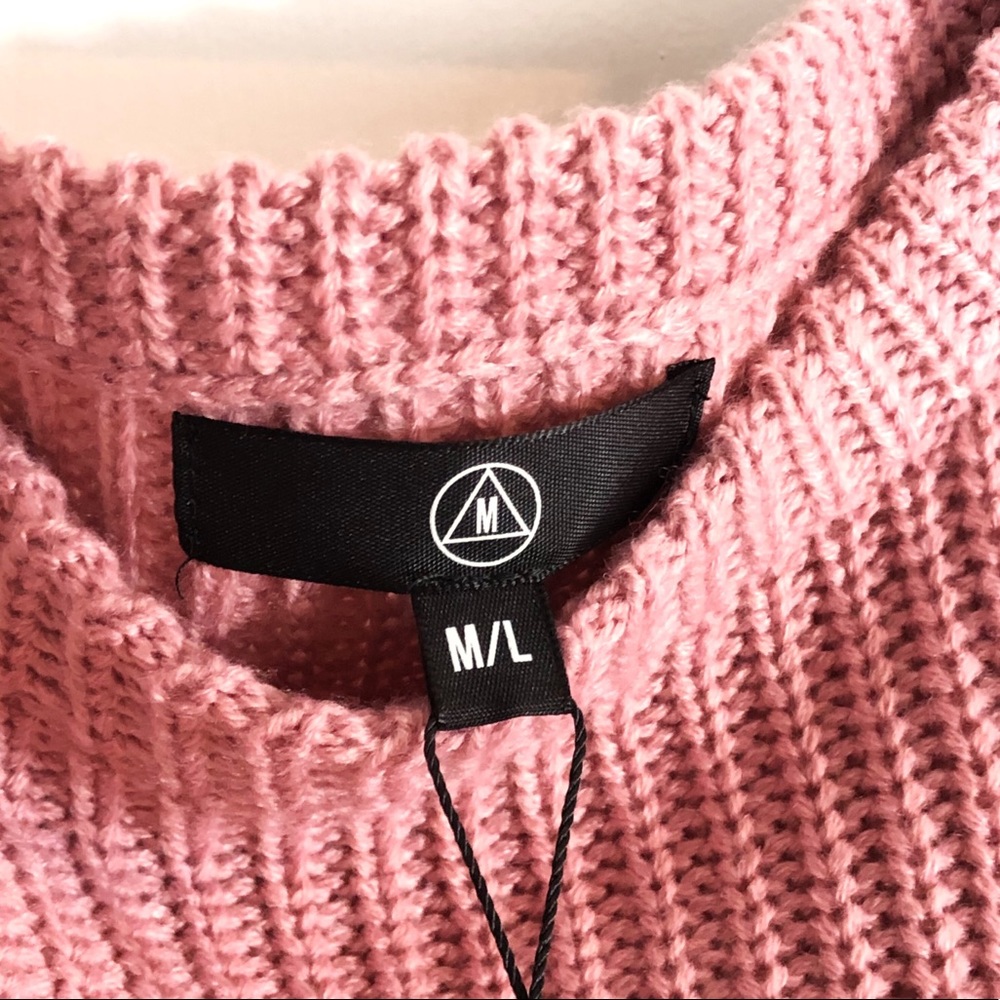NWT Missguided Ophelita Off Shoulder Knit Sweater - Picture 5 of 8